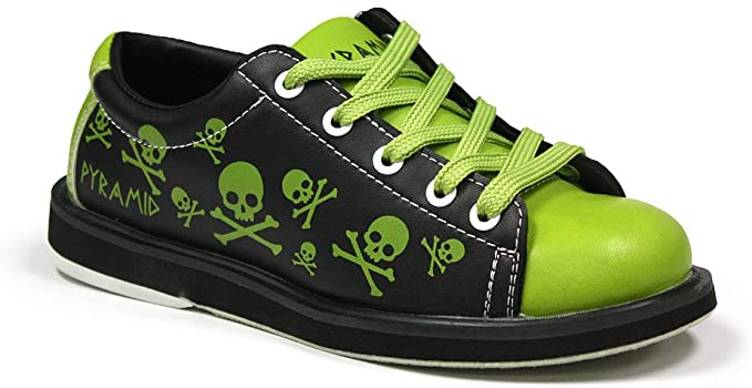 Pyramid Youth Skull Green/Black Bowling Shoes