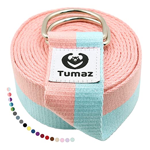Tumaz Yoga Strap / Stretch Bands [15+ Colors